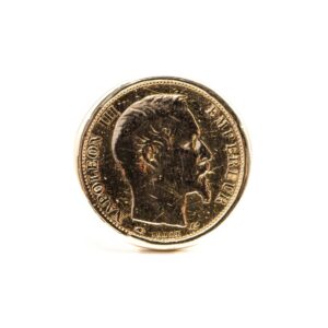 Chevalière or 18k Napoléon III 23.81grs